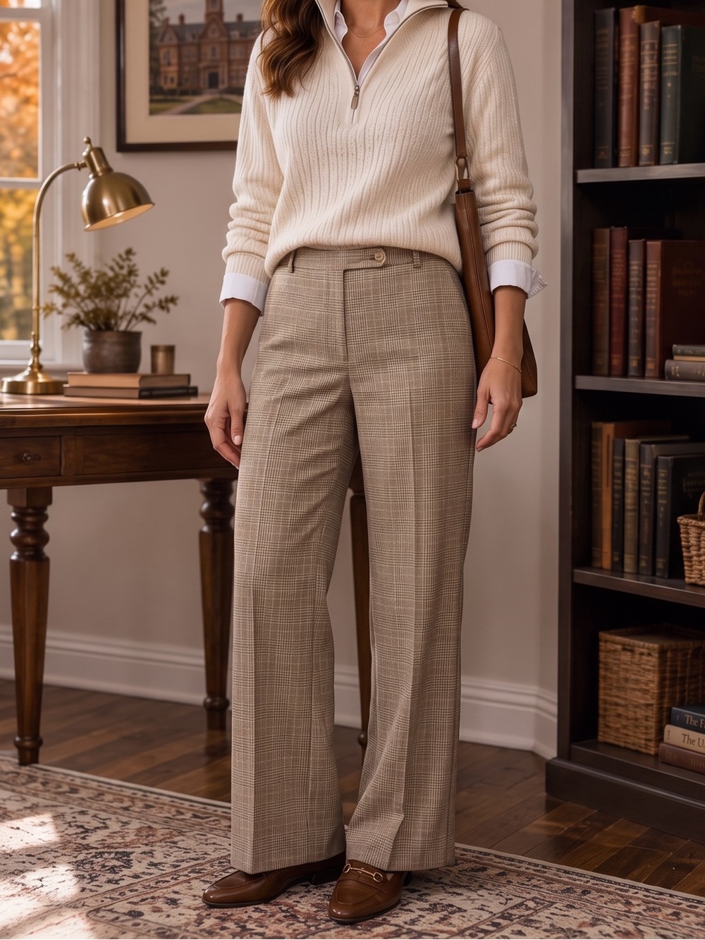 VINTAGE WORTHINGTON Plaid Trouser Pants